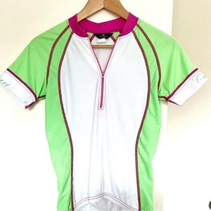 Canari Women’s Cycling Bike, shirt jersey, short sleeve, pockets, size small